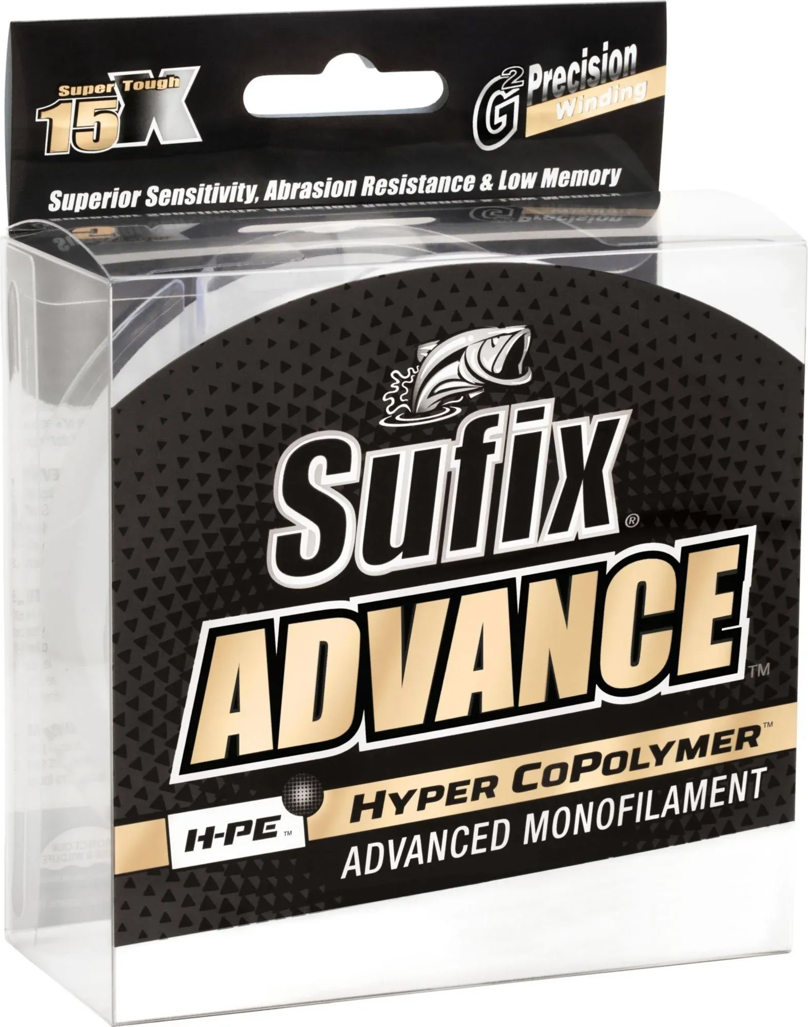 Sufix Advance Clear Monofilament 250-330 Yard Spools