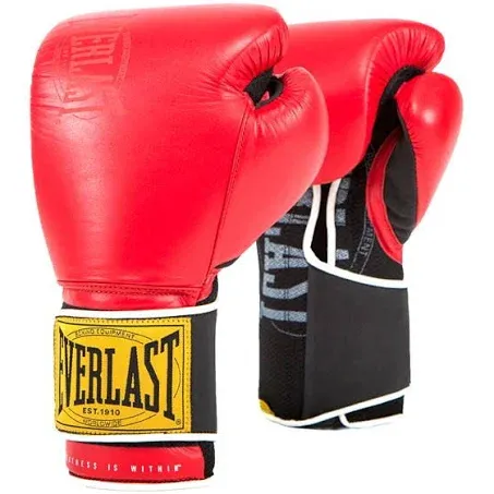 Everlast 1910 Classic Training Glove - Red - Size 12oz