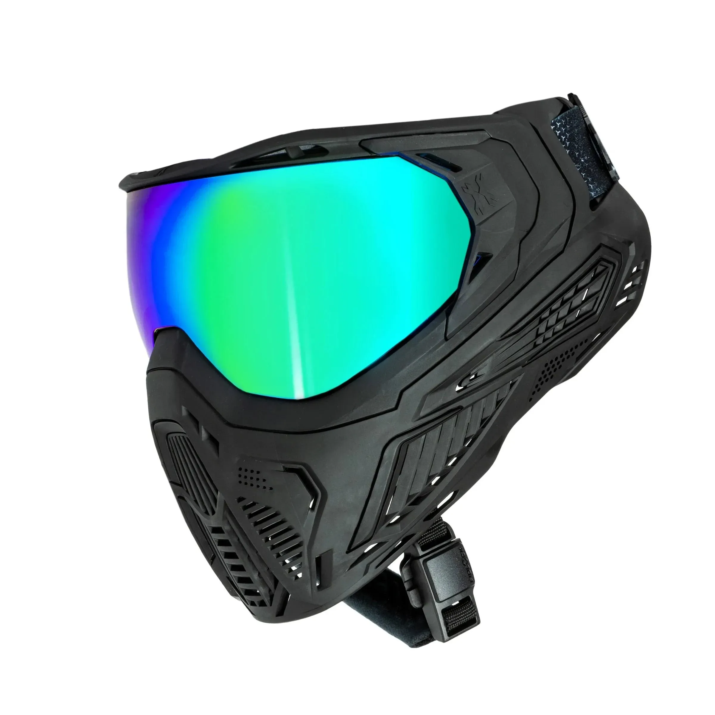 HK Army SLR Paintball Mask- Quest- Aurora Green Lens