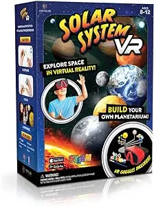 Virtual Reality Solar System VR Lab - Illustrated Interactive VR Book and STEM Learning Activity Set - for Ages 8 and Up