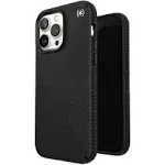 Speck iPhone 14 Pro Max Presidio with Grip Protective Phone Case (Black) Antimicrobial Protection