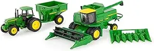 1/64 John Deere Vintage 7720 Combine Harvesting Set by Ertl