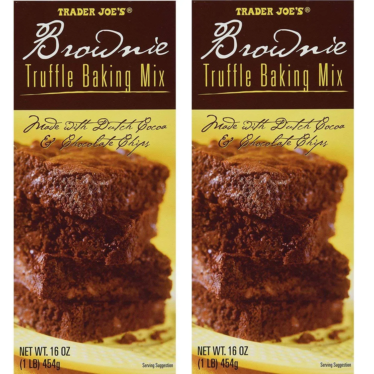 Trader Joe's Brownie Truffle Baking Mix (2 Pack), Set of 2