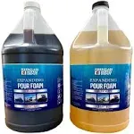 Fiberglass Supply Depot Inc. 2 lb Density Expanding Pour Foam, 2 Part Polyurethane Closed Cell Liquid Foam for Boat and Dock Flotation, Soundproofing, Filling Voids, and