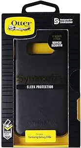 OtterBox Galaxy S10e Symmetry Series Case - Black, Ultra-Sleek, Wireless Charging Compatible, Raised Edges Protect Camera & Screen