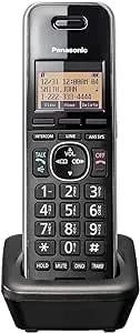 Panasonic Office Phone, Cordless Extension Handset Accessory to Connect Wirelessly to Expandable Base Station - KX-TGWA41B (Black)