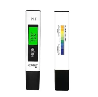 Divolight Water Tester PH Meter, Digital PH Meter 0.01 PH High Accuracy Water Quality Tester with 0-14 PH Measurement Range for