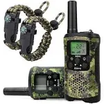 Kids Walkie Talkies � 22 Channel, 3 Miles Range, Durable Toy for Ages 6+, Green