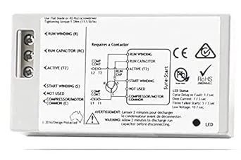 Hyper SureStart Soft Start SS0B12-20SN | 115V + 60/50Hz + 12-20 FLA | Single Phase Soft Start for Air Conditioner & Appliances | Easy Auto Start on Less RV Power with Small Generator