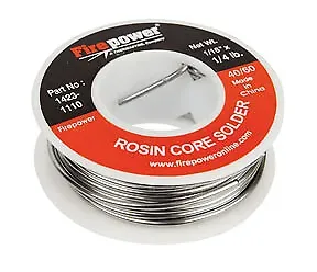 • Rosin Flux Core, 40/60 1423-1110 Firepower 1423-1110 0