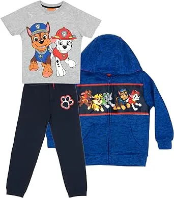 Nickelodeon Paw Patrol Boys 3 Piece Fleece Pants Set