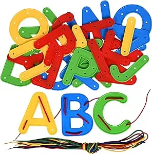 Center Enterprises Ready2Lrn Lacing Letters Uppercase