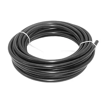 Beduan 8 mm OD Pneumatic Air Line Tubing Nylon Air Hose for Fluid Transfer or Air Brake System 32.8ft (Black)