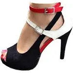 getmorebeauty Women's High Heels Shoes Ankle Straps Dress Heeled Sandals