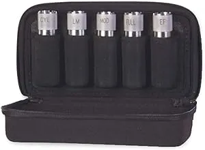 Carlsons Choke Tube Case 5 Choke Capacity Black Nylon