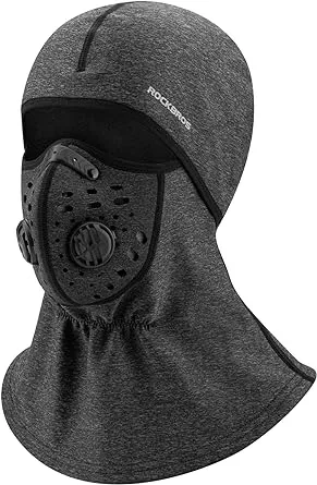 ROCKBROS Ski Mask Balaclava Winter Mask for Men Baclava Cold Weather Thermal (Black 4)