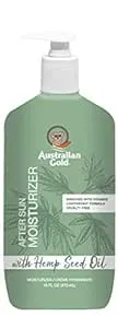 Australian Gold After Sun Moisturizer, Hemp Seed Oil, Vitamins A, E, C, 16 oz, Quick-Dry, No Dyes, PABA, Alcohol