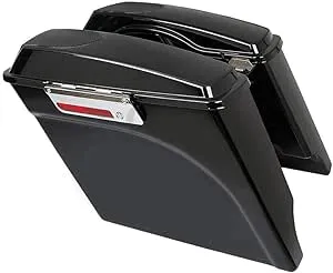 5&#034;Stretched Extended Hard Saddlebags Bag for Harley Touring 1993-2013 94 95 96