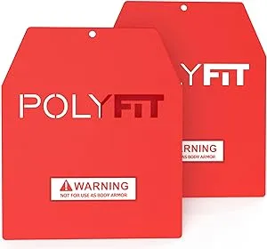 Weight Vest Plates - Weighted Plates for Strength Training Weight Vests - 4Lb/6L