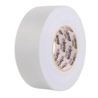 Outdoor Gaffer's Style Cloth Pickleball Court Tape, 2 Inches Wide, 204 Feet Long, Ultra Durable (White)