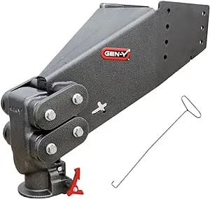 Gen-Y Hitch Executive Torsion-Flex Auto Rhino 5th Wheel Pin Box Rep w/Gooseneck 2-5/16in Coupler