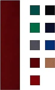 Accuplay 20 oz Pre Cut Pool Table Felt - Choose for 7, 8 or 9 Foot Table. English Green, Spurce Green, Blue, Navy, Red, Burgundy, Gray, Tan, or Black