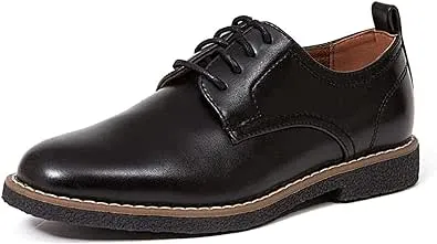 New!! Kids &quot;deer stags&quot; Xander black oxford dress shoe w/memory foam