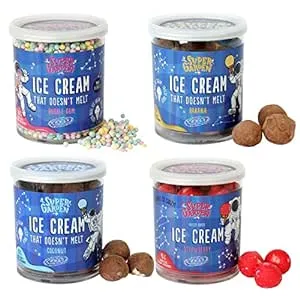 Super Garden Freeze Dried Ice Cream Variety Pack | No Melt Flavorful Freeze Dried Candy | Crunchy & Creamy Freeze Dried Dessert for a Tasty Kids Treat | Perfect On-the-Go | 6.35oz