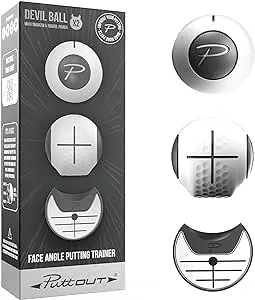 PuttOUT Devil Ball Face Angle Trainer - Perfect Your Putting