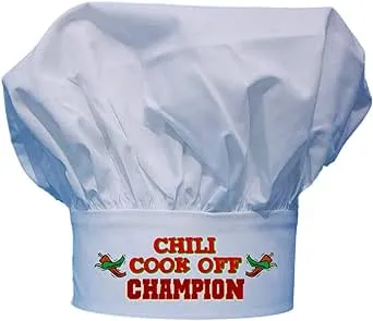 Chili Cook Off Chef Hat, White Toques, One Size Fits All