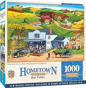 MasterPieces 1000 Piece Jigsaw Puzzle for Adults, Family, Or Youth - Mcgiveny's Country Store - 19.25"x26.75"