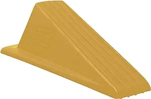 Shepherd Hardware Available 3763 Heavy Duty Jumbo Rubber Door Wedge, Yellow, 3-1