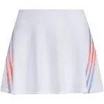 Adidas Girl’s Triple Stripe Skort - White Multi - Size 2T