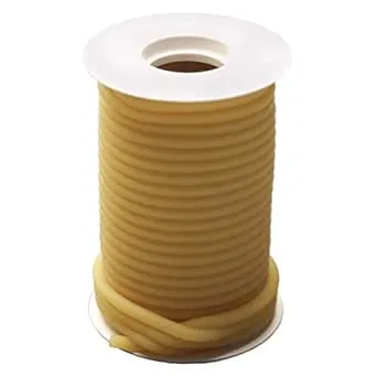 Graham-Field 3934 716 GF Health Natural Rubber Latex Surgical Tube, 5/16" Inner Diameter, 7/16" Outer Diameter, 50' Roll