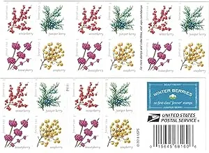 USPS Winter Berries Forever Stamps