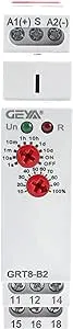 GEYA GRT8-B2 Delay Off Single Function Time Relay Electronic 2 Outputs 16A AC...