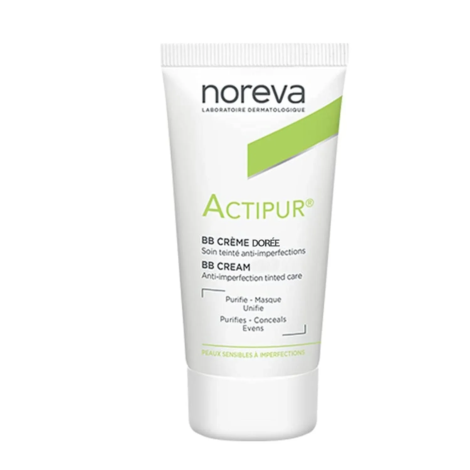 Noreva Actipur Tinted BB Anti-Imperfect<wbr/>ions Cream Tinted Dore (Golden) 30ml