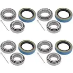 ApplianPar Pack of 4 Trailer Hub Bearings Kit L68149 L44649 for 3500 1.719 in...