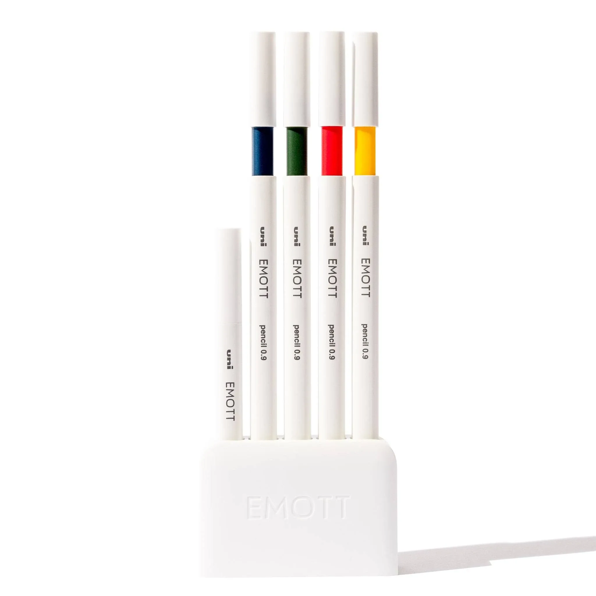 Mitsubishi Pencil M9EM4CL.NO3 EMOTT Pencil with Sharp Color Lead, 0.9, 4 Colors, No. 3, Nostalgic Color