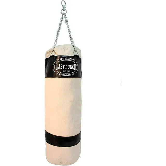 Last Punch Heavy Duty Punching Bag with Chains for Fitness Training