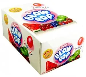 Blow Pops - Assorted, 100 count box