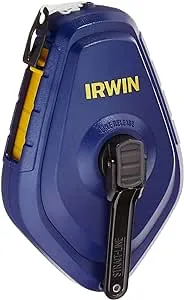 Irwin Tools Strait-Line 1932874 IRWIN Speedline Chalk Reel, 100', blue