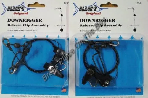 2 PACK BLACK MARINE PRODUCTS RC-90 DOWNRIGGER RELEASE