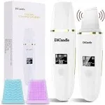 DiCandle Skin Scrubber Facial Scrubber Blackhead Remover Pore Cleaner Skin Spatula Skin Scraper (White&Gold)