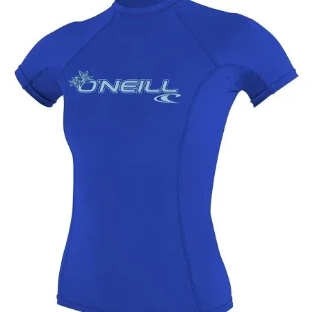 O'Neill Wetsuits Women's O'neill Basic Skins UPF 50+ Short Sleeve Rash Guard Tah ...