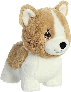 Aurora - Small Brown Precious Moments - 8.5&#034; Colton Corgi - Stuffed Animal