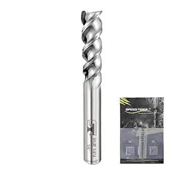 SPEED TIGER Carbide Square End Mill - 3 Flute - IAUE1/2&#034;3 (1 Piece, 1/2&#034;) - H...