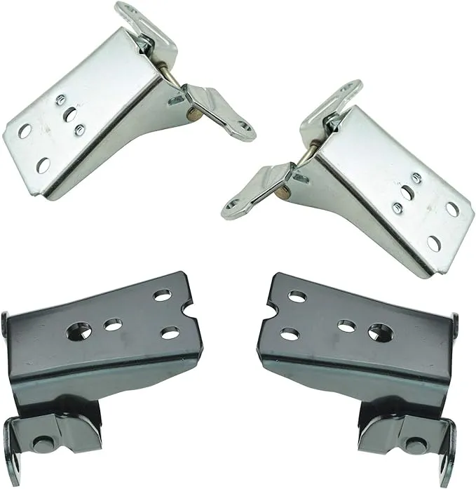 Autos Part Outlet™ New Upper & Lower Door Hinges Left & Right Side Set of 4 Compatible with 1978-1997 Ford Bronco F150 Thunderbird Granada LTD Mercury Cougar Marquis Zephyr