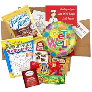 Gifts Fulfilled Get Well Gift Baskets for Men, Women, Teens, Kids with Puzzle ...