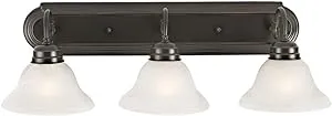 Design House 517615 Millbridge 3 Light Vanity Light, Oil Rubbed Bronze